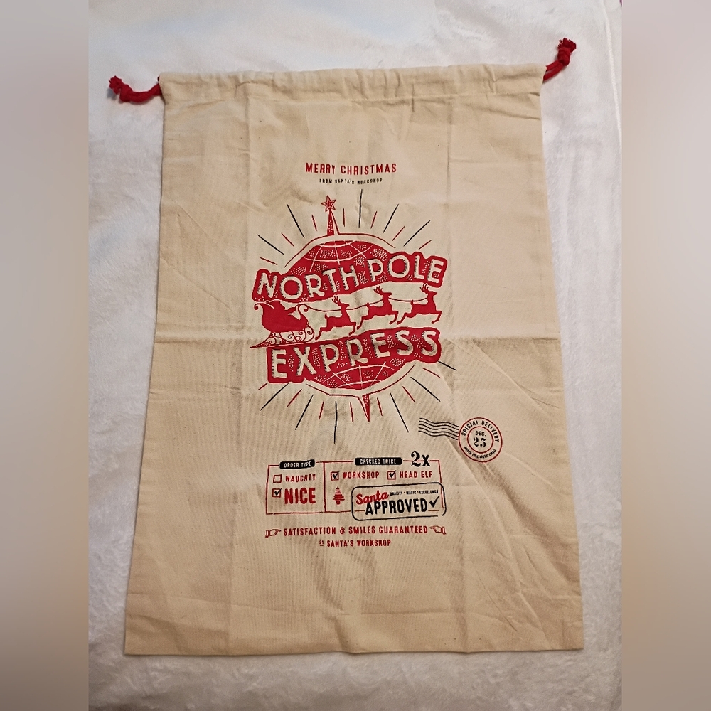 Hallmark Christmas Canvas Gift Sack XL